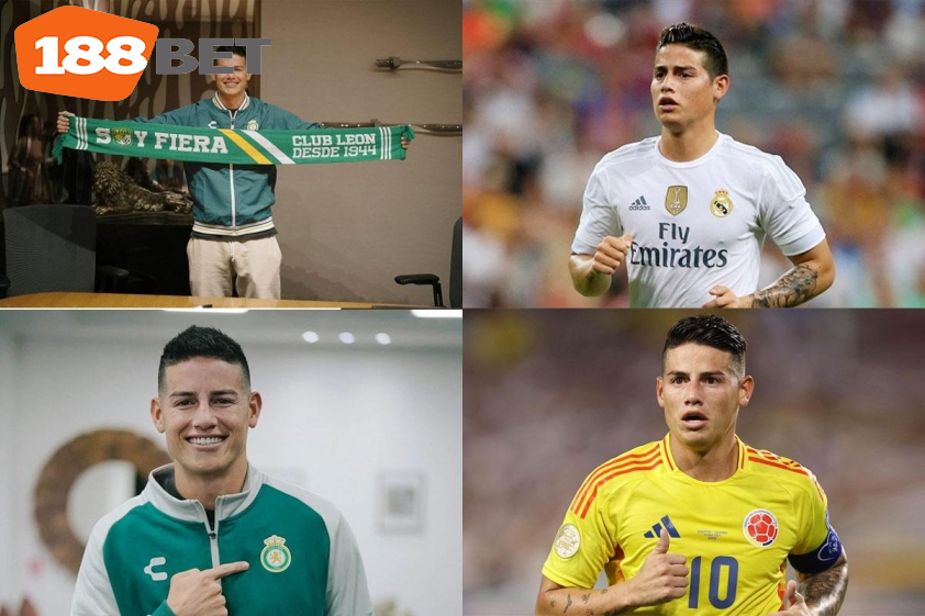 James Rodriguez từng là ngôi sao đình đám của Real Madrid.